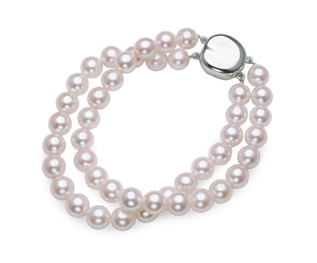 TOBA PEARL - 2-Strnd Akoya Pearl Bracelet